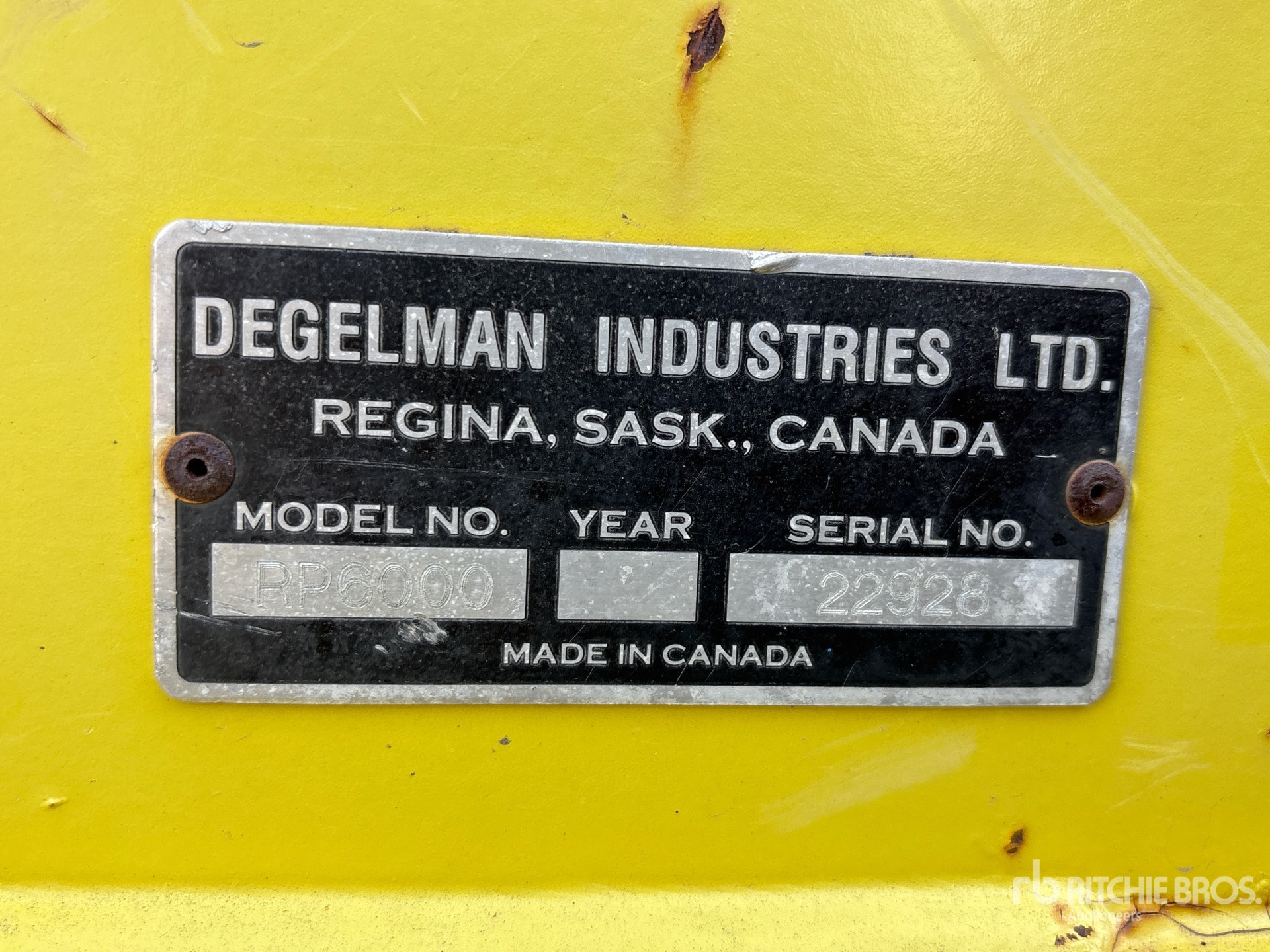 2002 Degelman RP6000