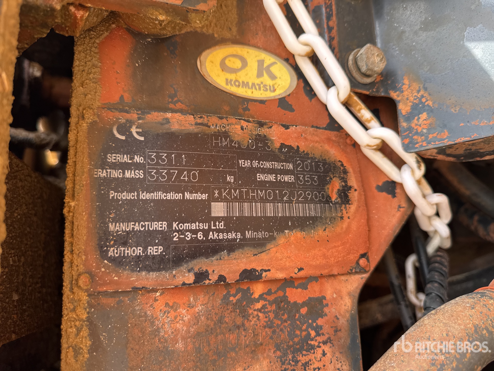 2013 Komatsu HM400-3