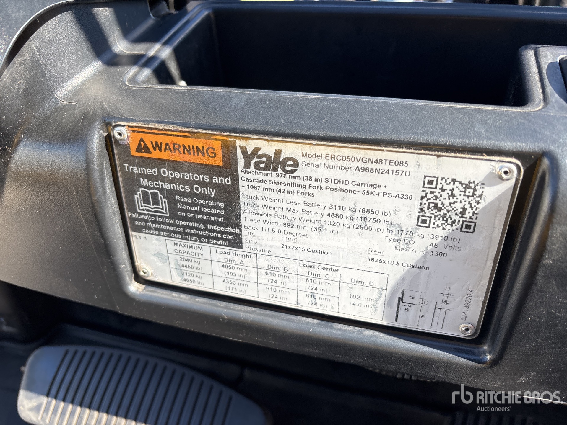 Photo of a 2020 Yale ERC050