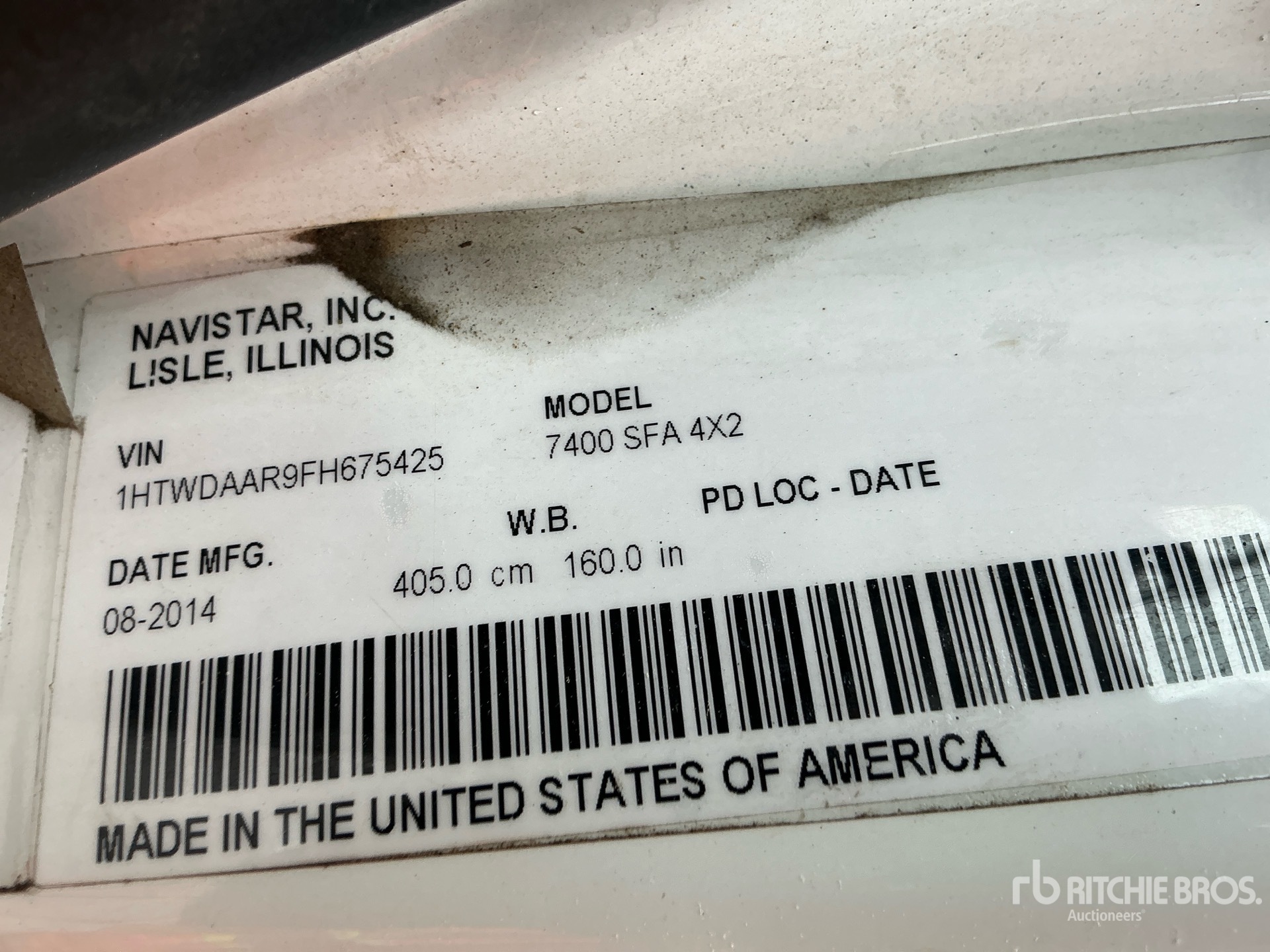 Photo of a 2015 International 7400