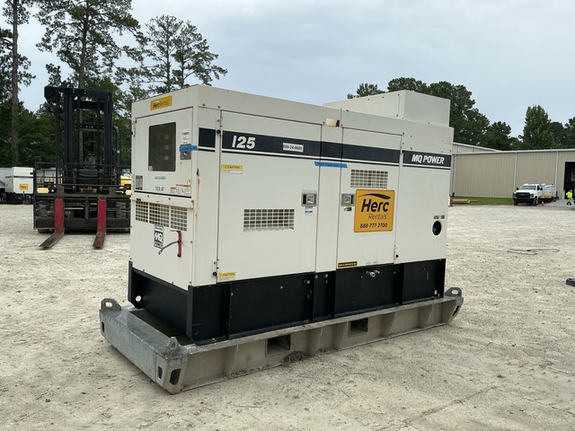 2019 Multiquip DCA125SSIU4F 100 kW Skid-Mounted Generator Set