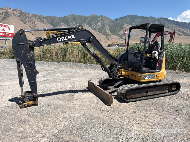 2016 John Deere 50G Mini Excavator: <6.6t