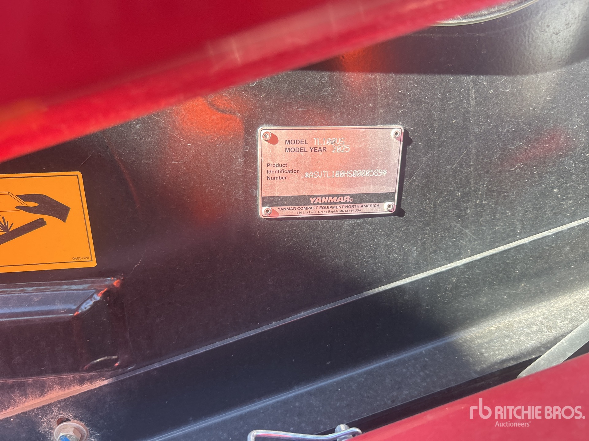 Photo of a 2025 Yanmar TL100VS