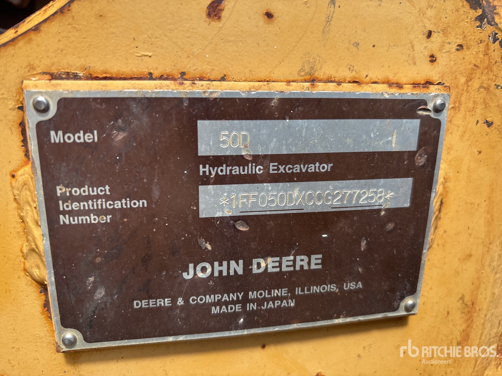 Photo of a 2012 John Deere 50D