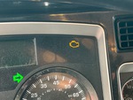 Cab with Luces de advertencia del motor