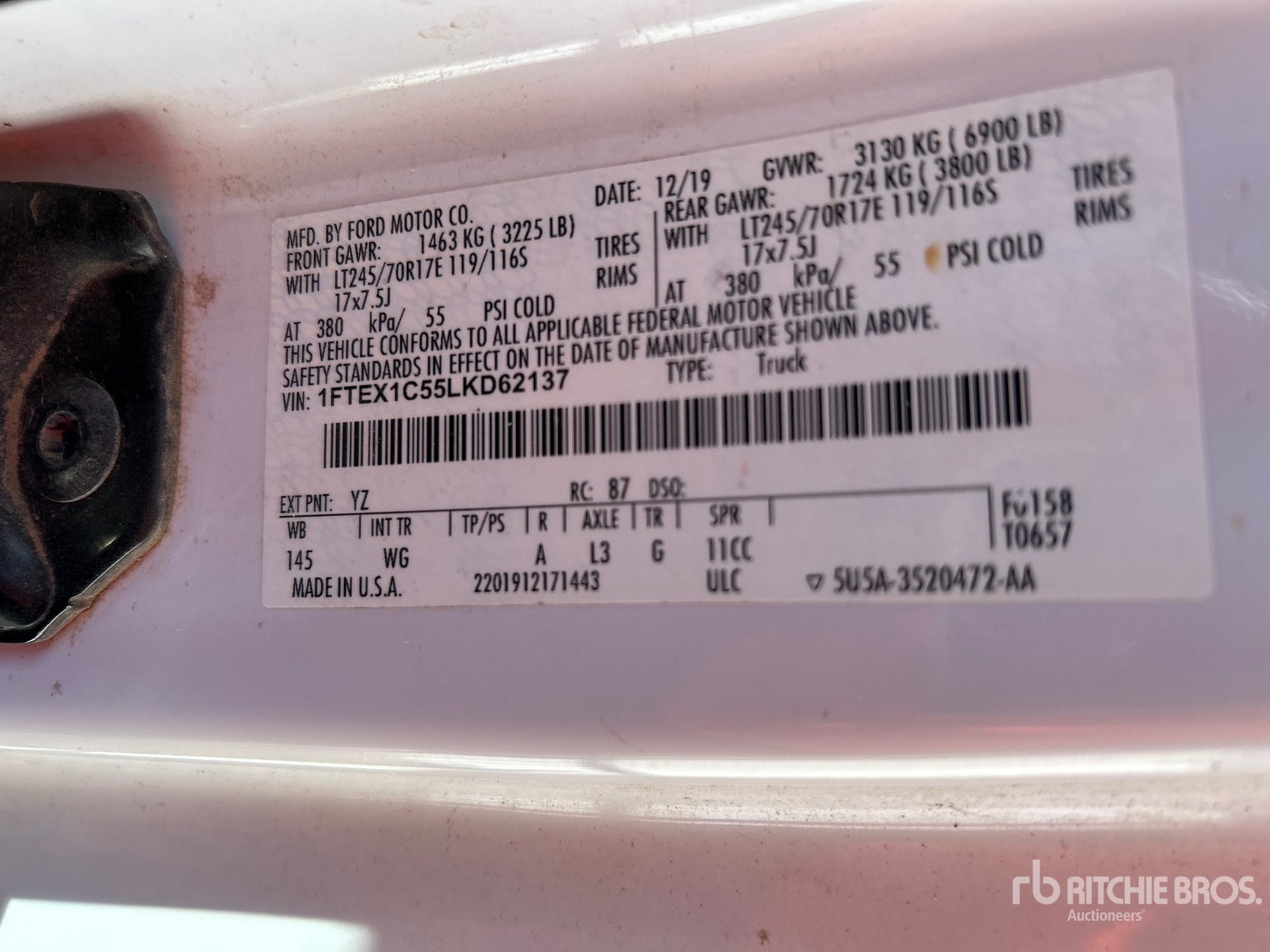 Photo of a 2020 Ford F-150