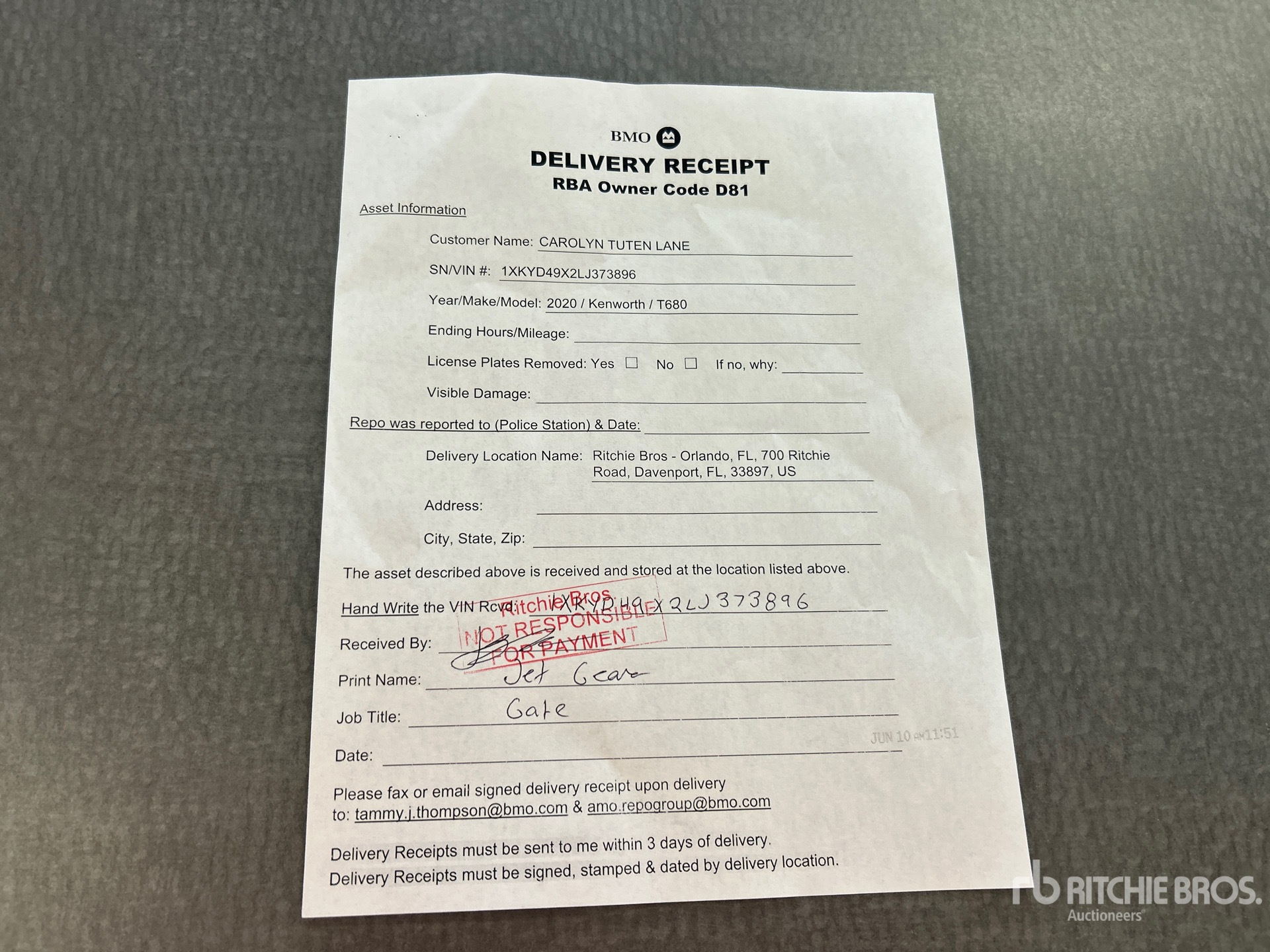 2020 Kenworth T680
