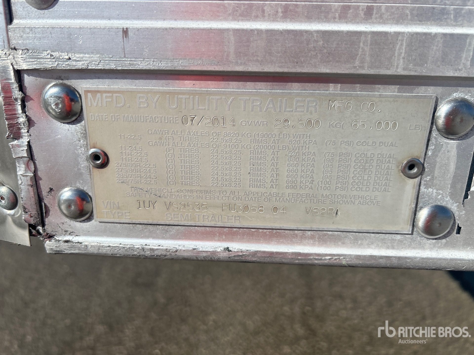 Photo of a 2015 Utility VS2RA