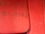 General Appearance with Frame Stamp Serial Number/VIN Photo