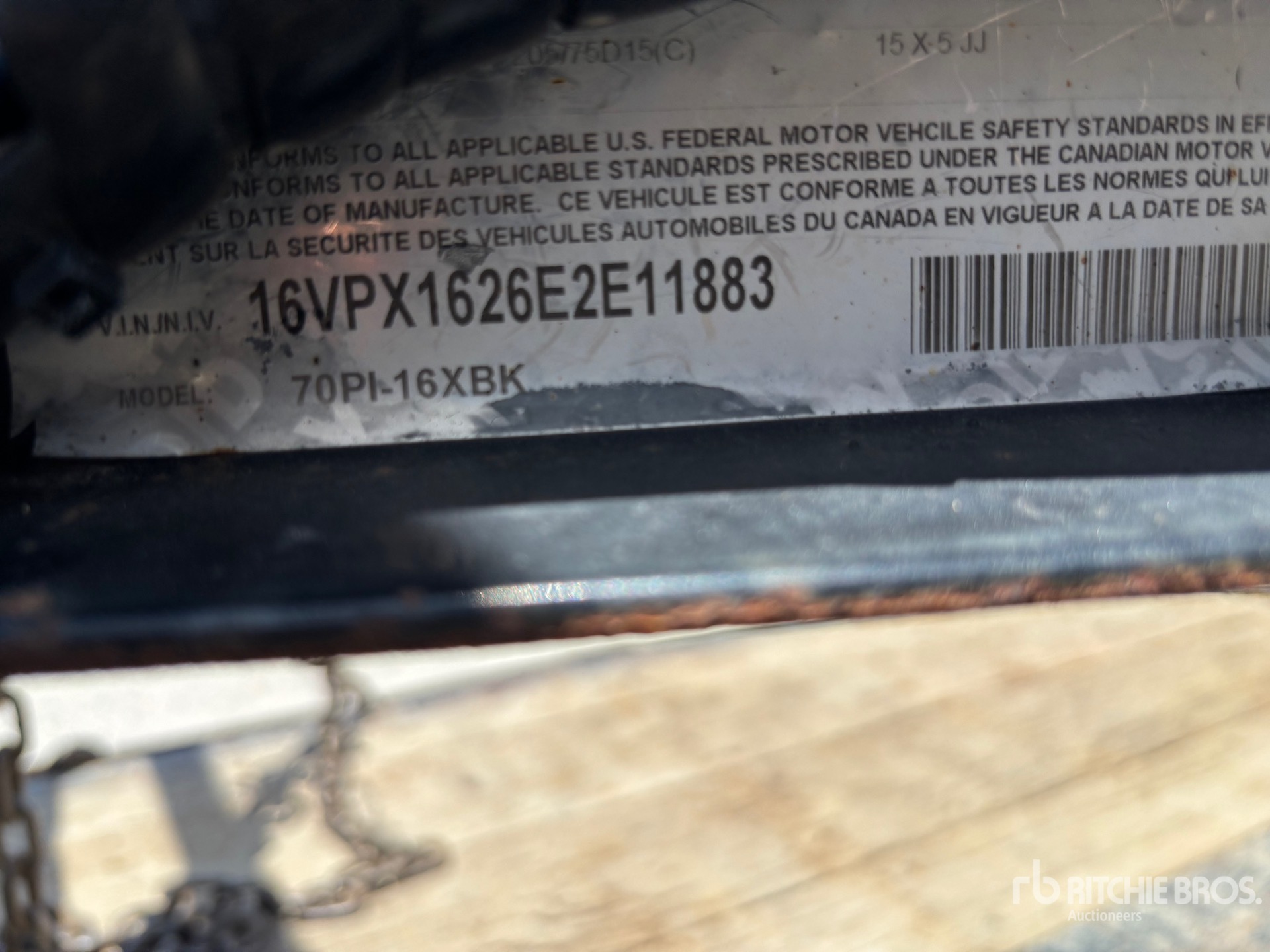 2014 Big Tex 70PI-16XBK