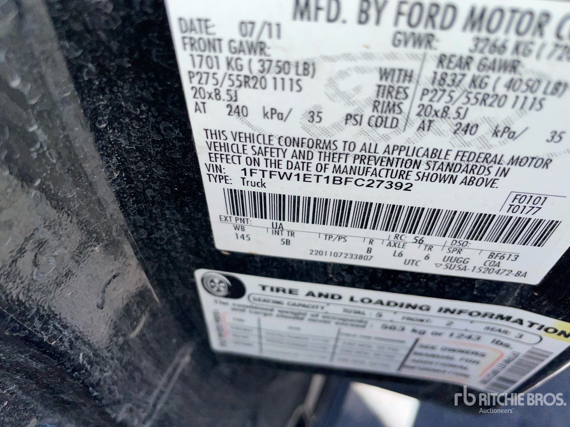 Photo of a 2011 Ford F-150