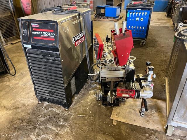 Lincoln Multi-Process Tandem Cruiser Tractor and Power Wave 1000SD SubArc Electric Welder