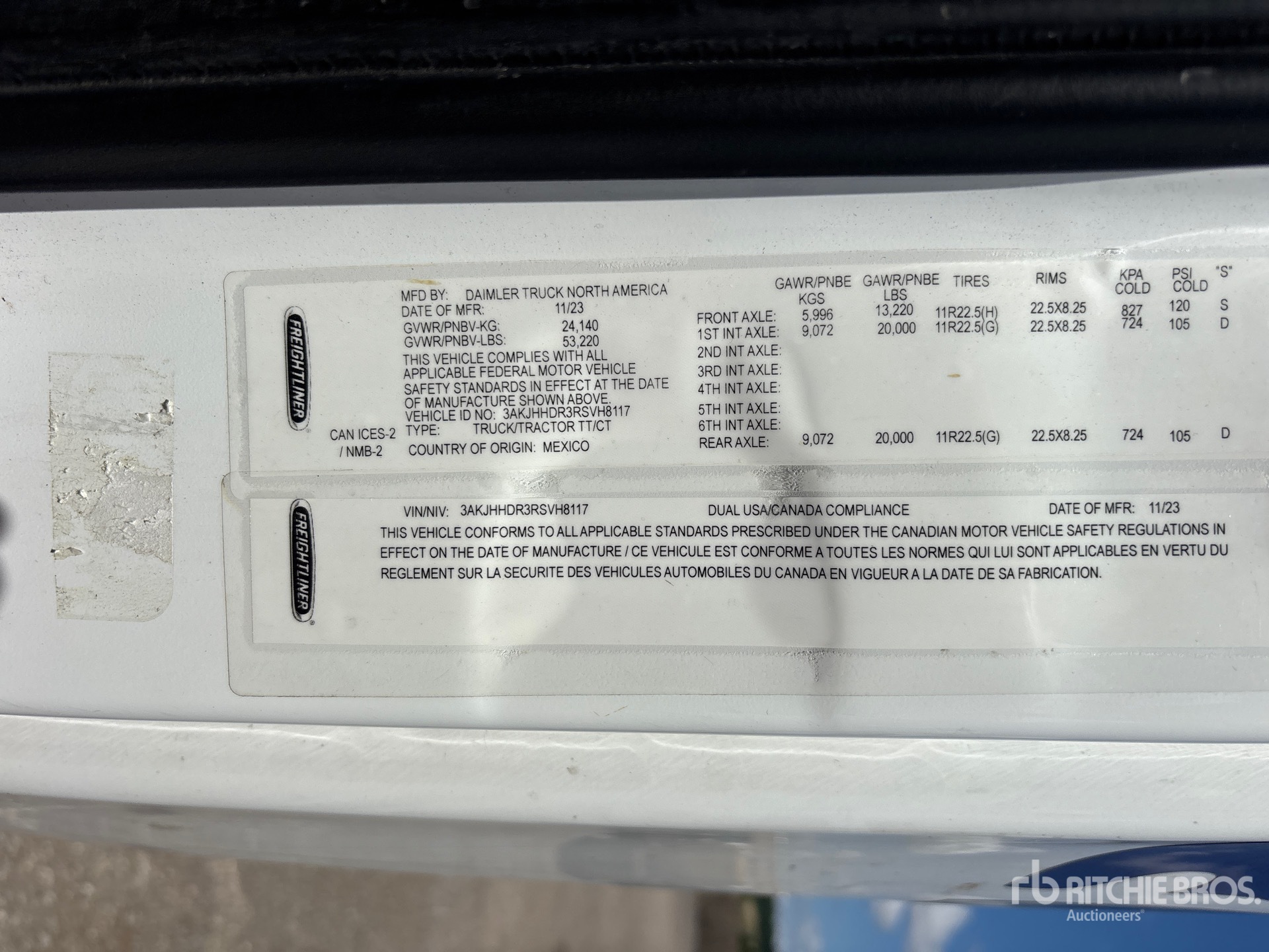 2024 Freightliner CASCADIA 126