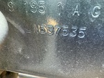 General Appearance with Frame Stamp Serial Number/VIN Photo