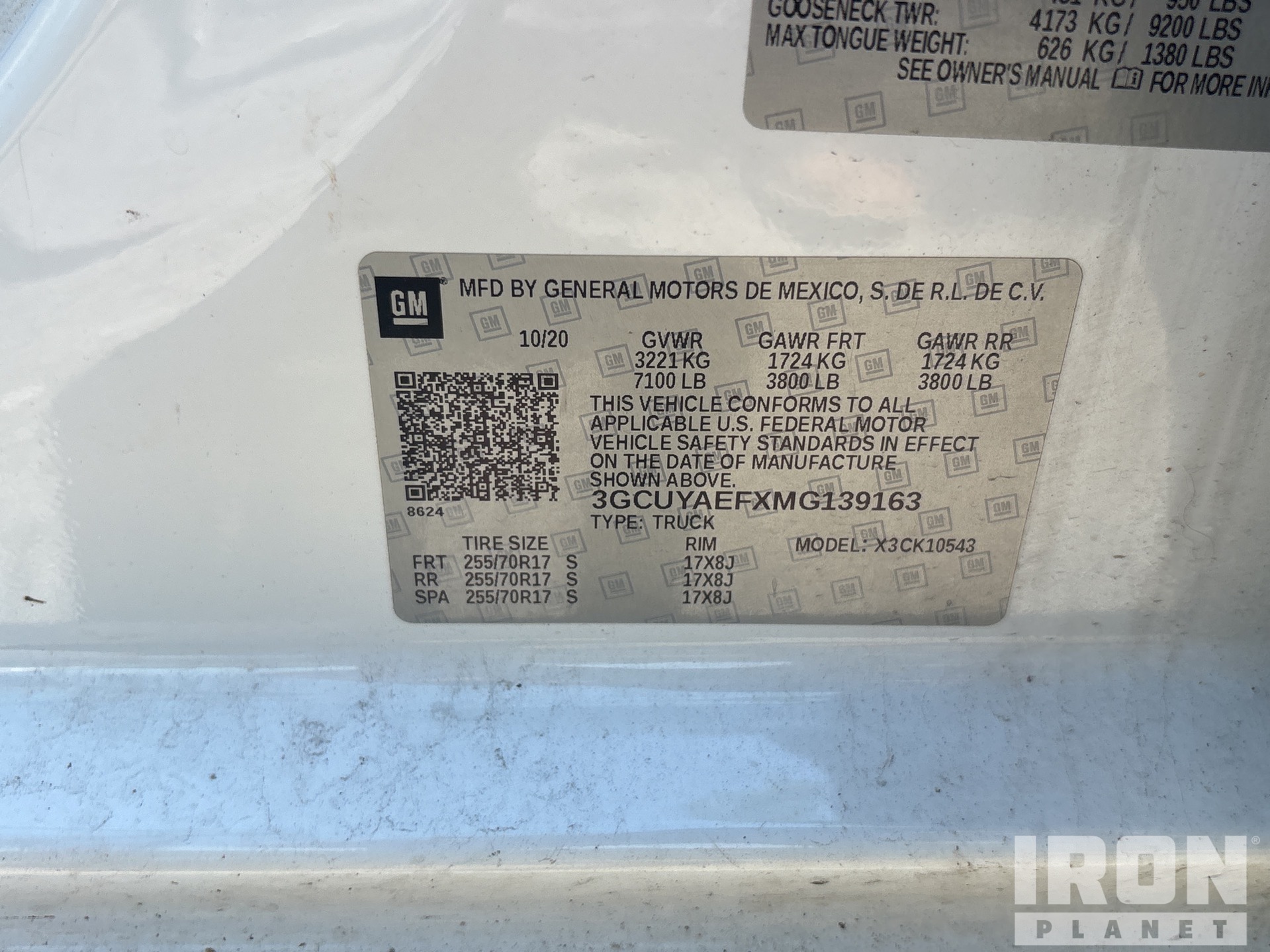 Photo of a 2021 Chevrolet SILVERADO 1500