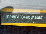 General Appearance with Frame Stamp Serial Number/VIN Photo