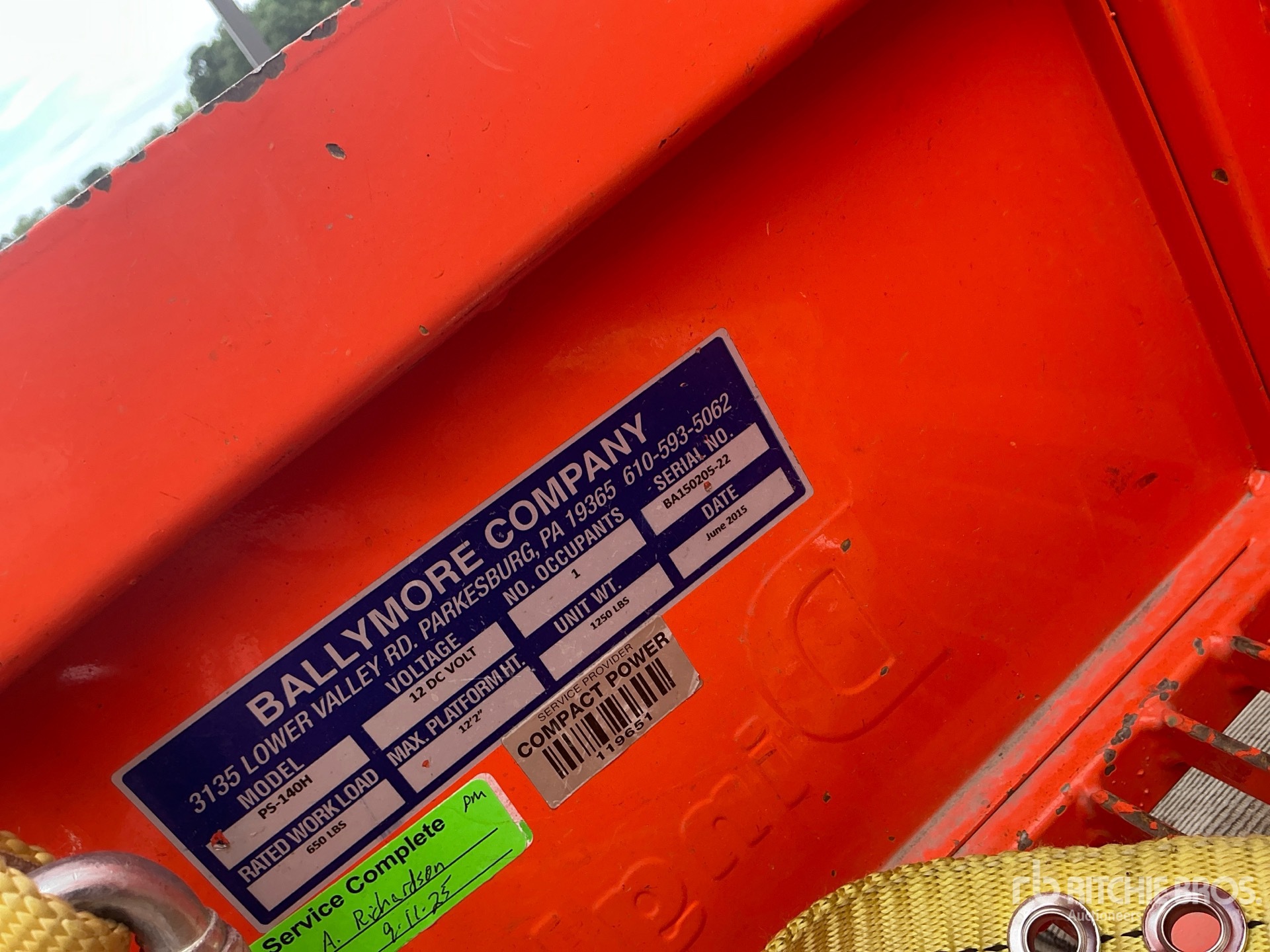 Photo of a 2015 Ballymore PS-140H