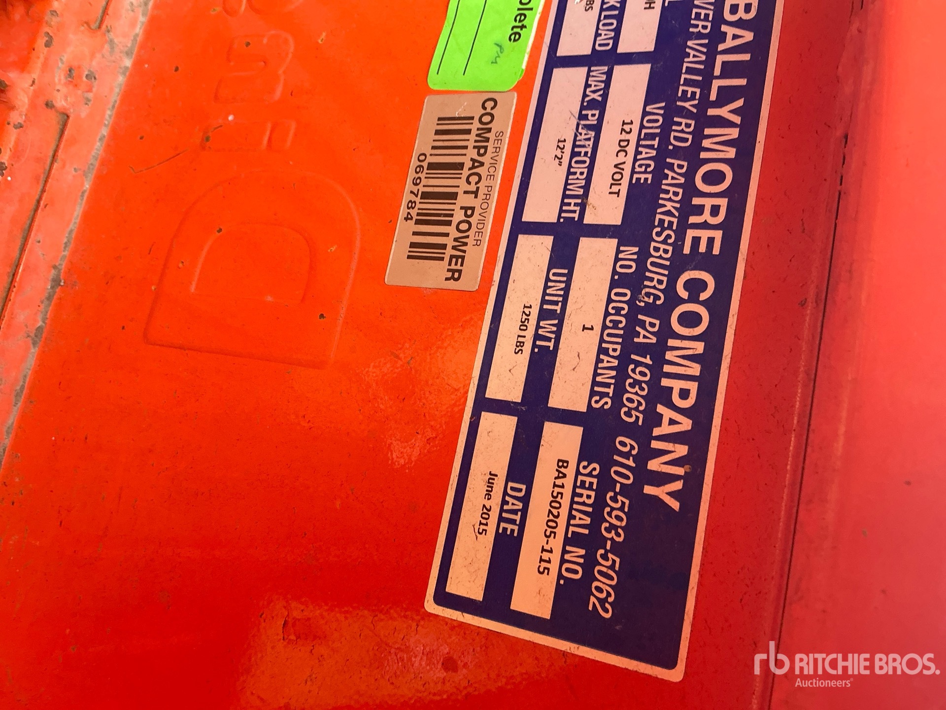 Photo of a 2015 Ballymore PS-140H
