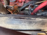 General Appearance with Frame Stamp Serial Number/VIN Photo