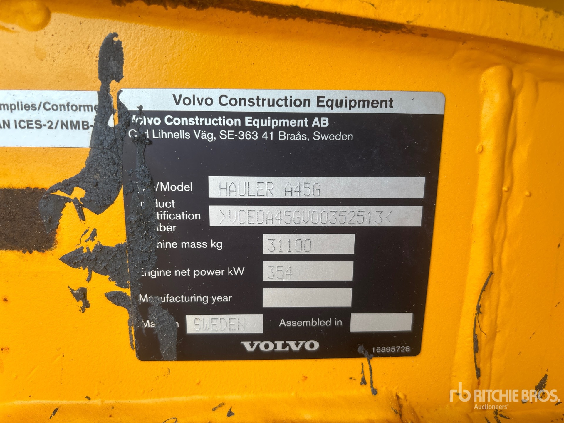 2020 Volvo A45G