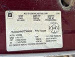 General Appearance with Frame Stamp Serial Number/VIN Photo