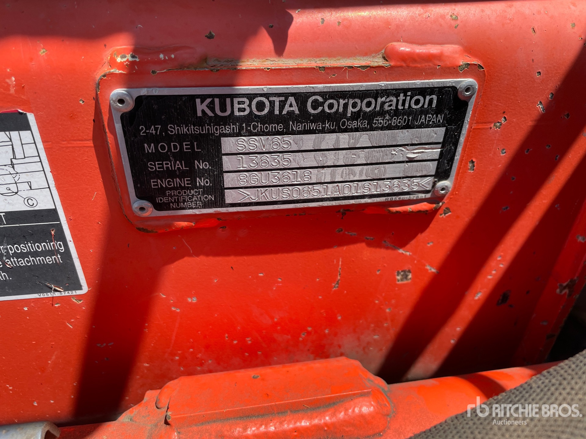 Photo of a  Kubota SSV65