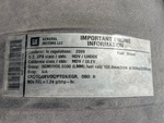 Engine with Emission Control Label