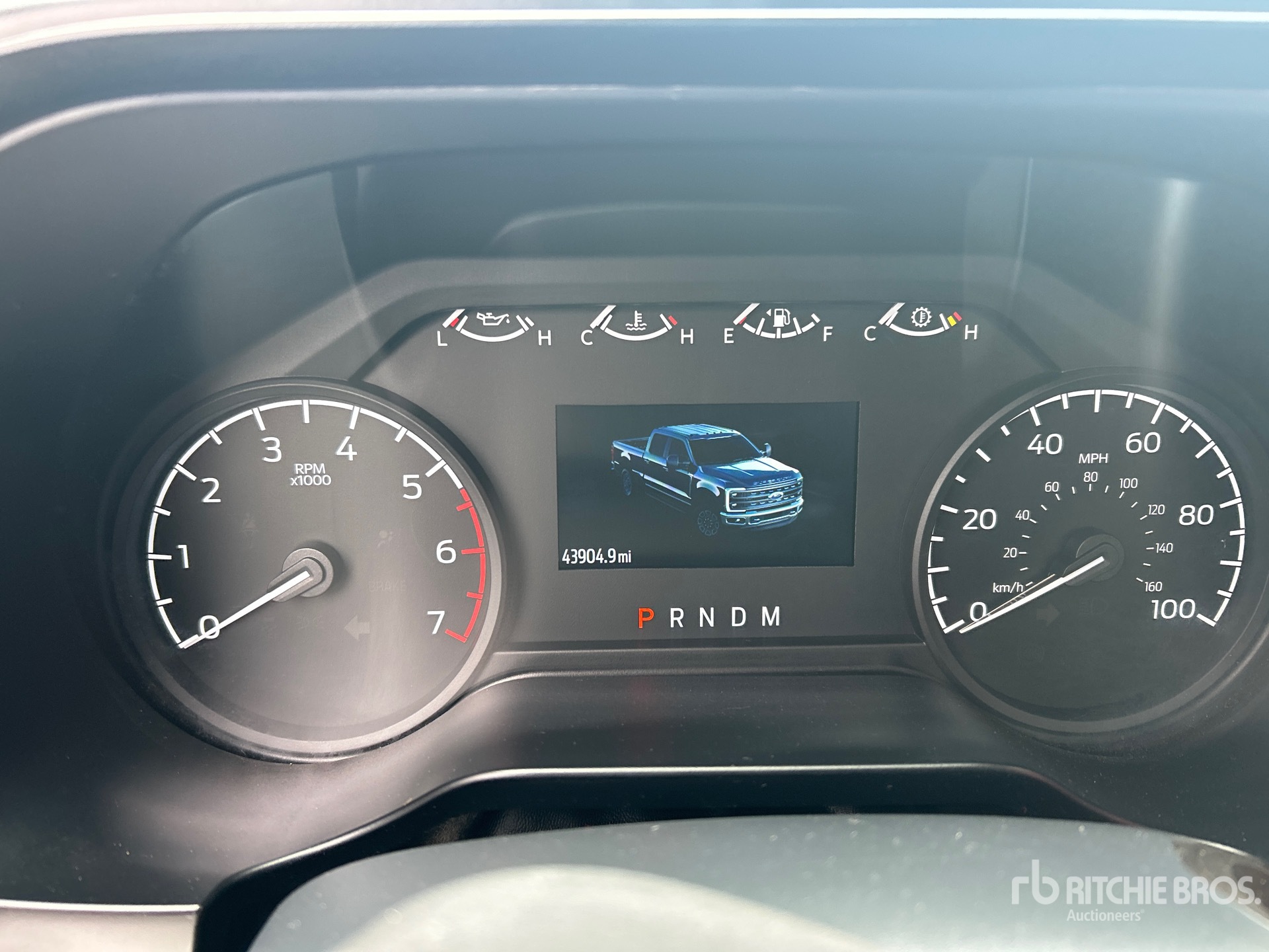 General Appearance with Hour Meter / Odometer