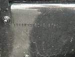 General Appearance with Frame Stamp Serial Number/VIN Photo