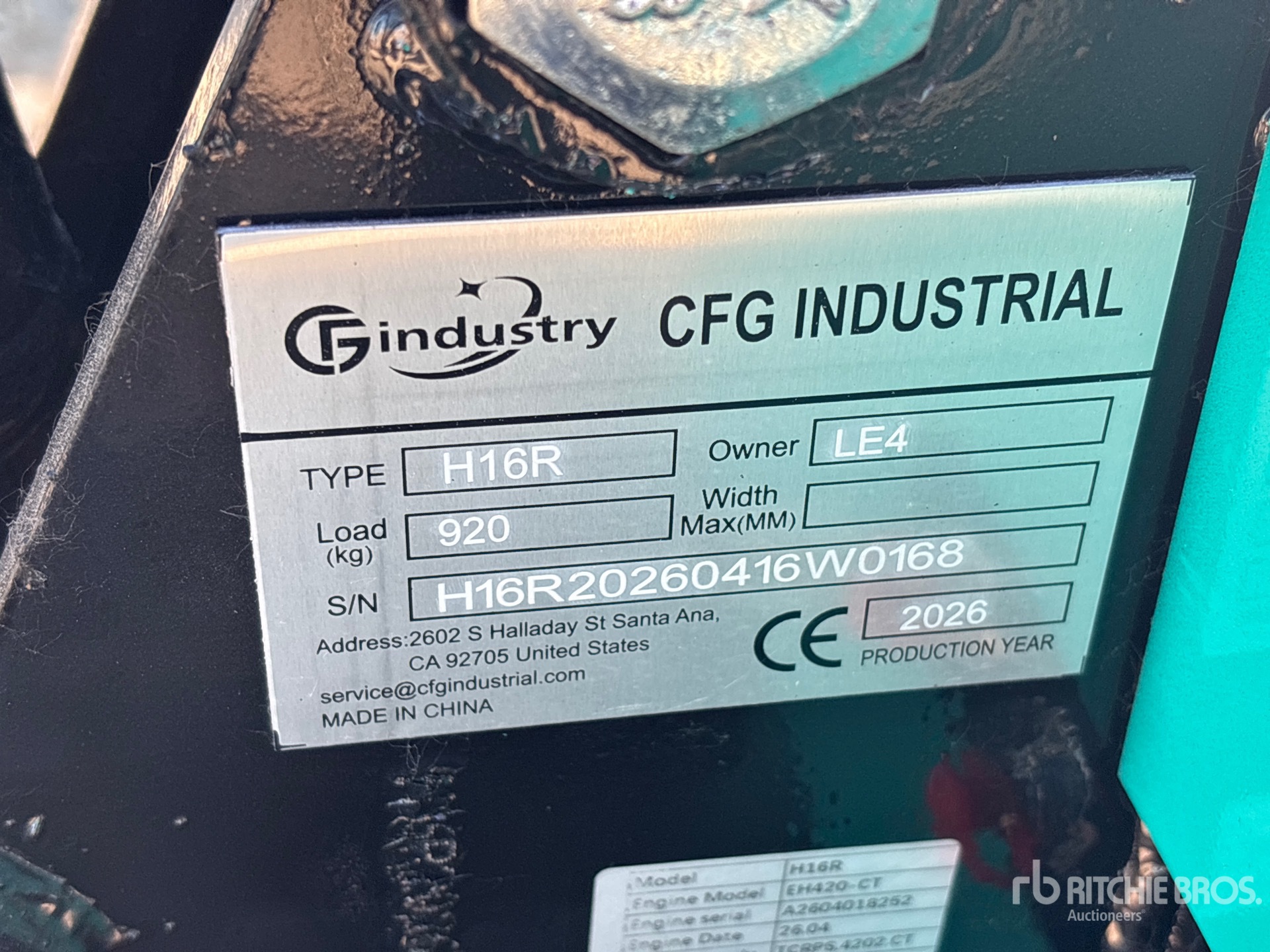 2026 CFG H16R