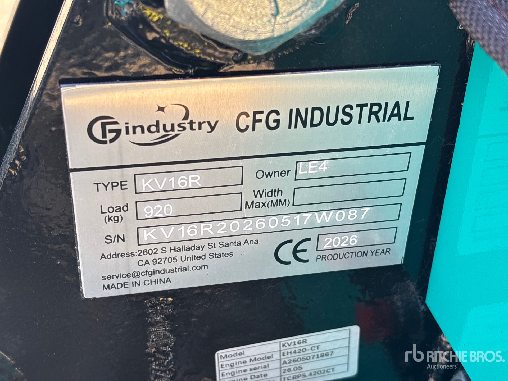2026 CFG KV16R