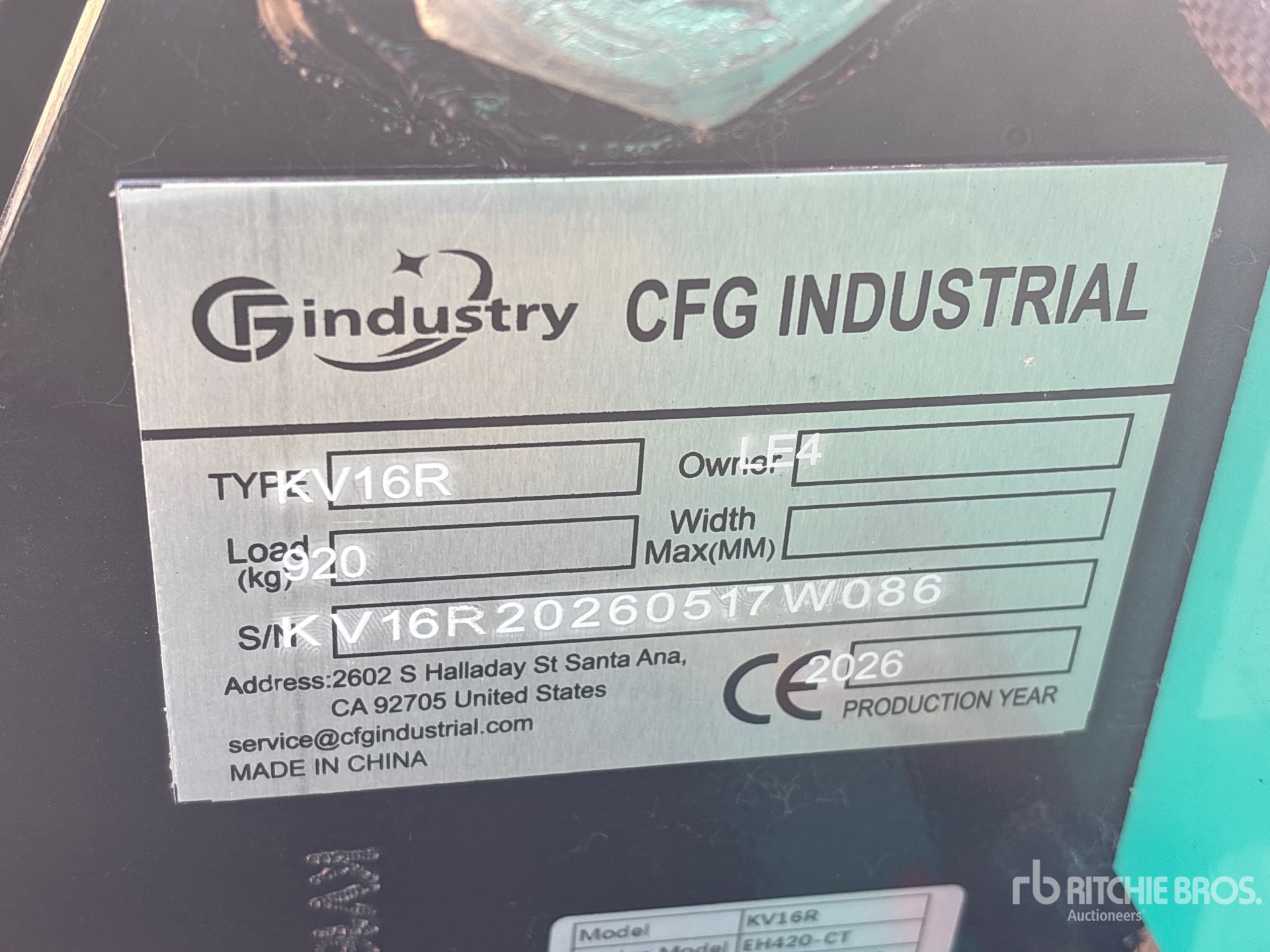 2026 CFG KV16R