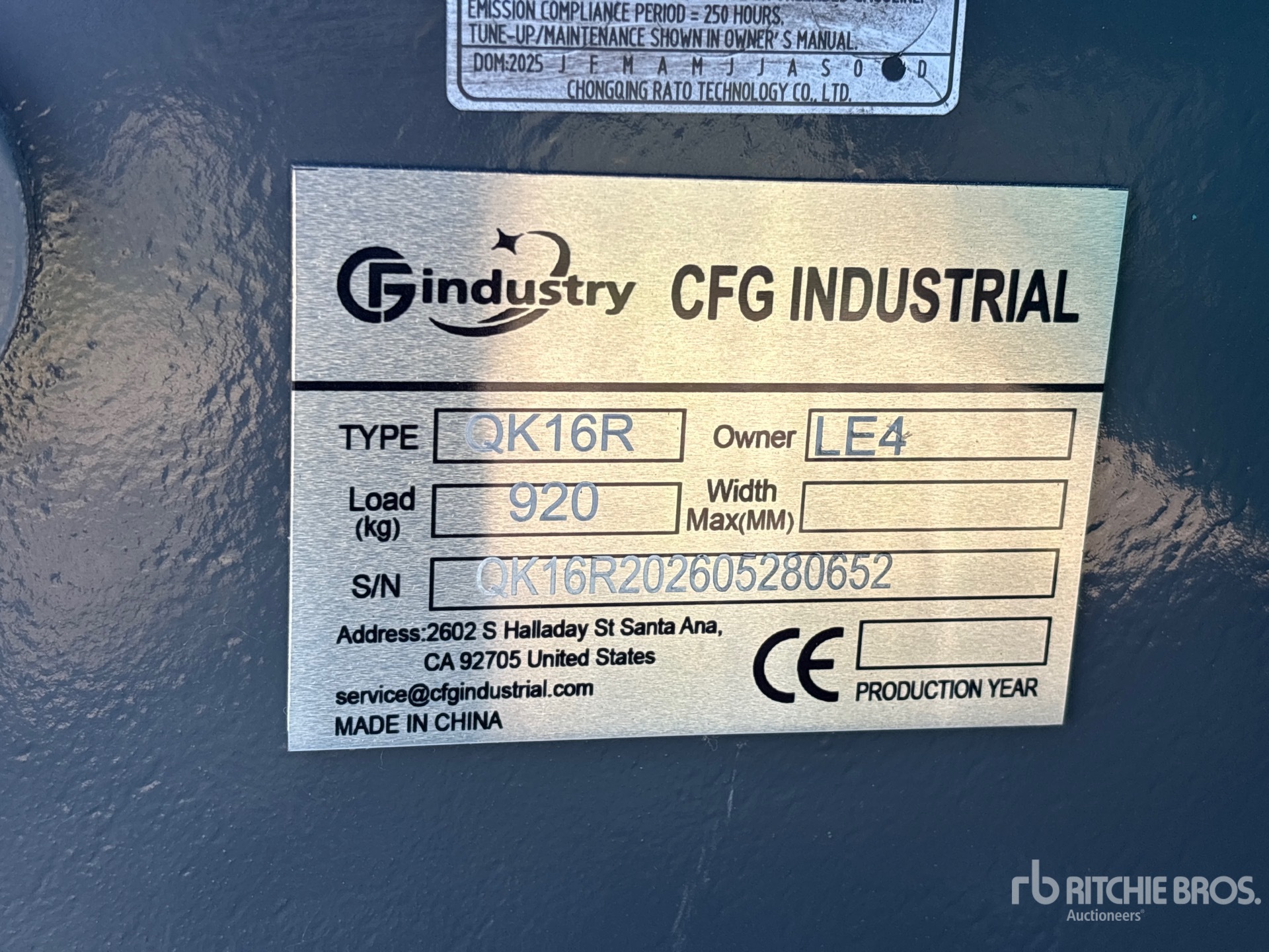 2026 CFG QK16R