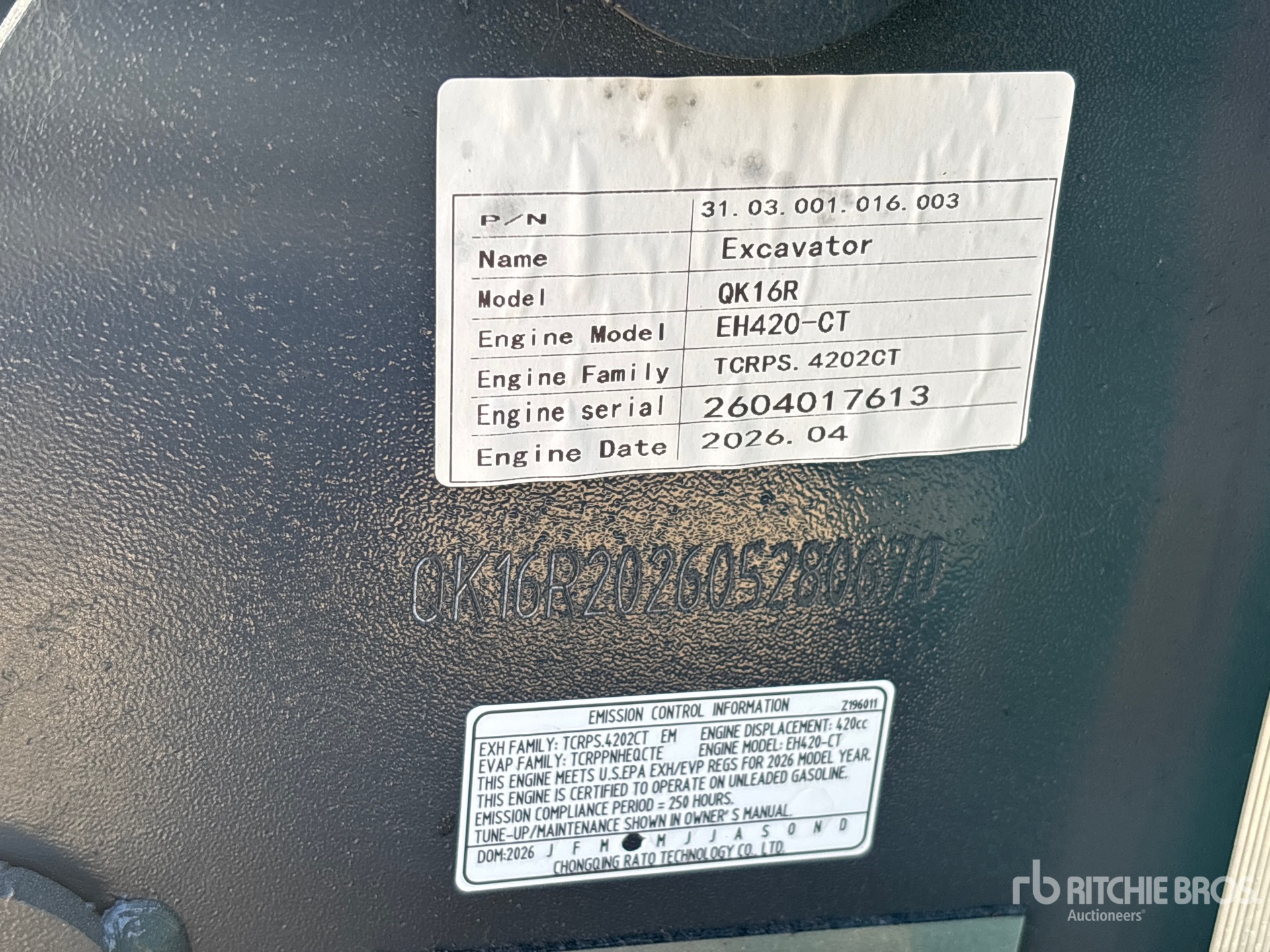 2026 CFG QK16R