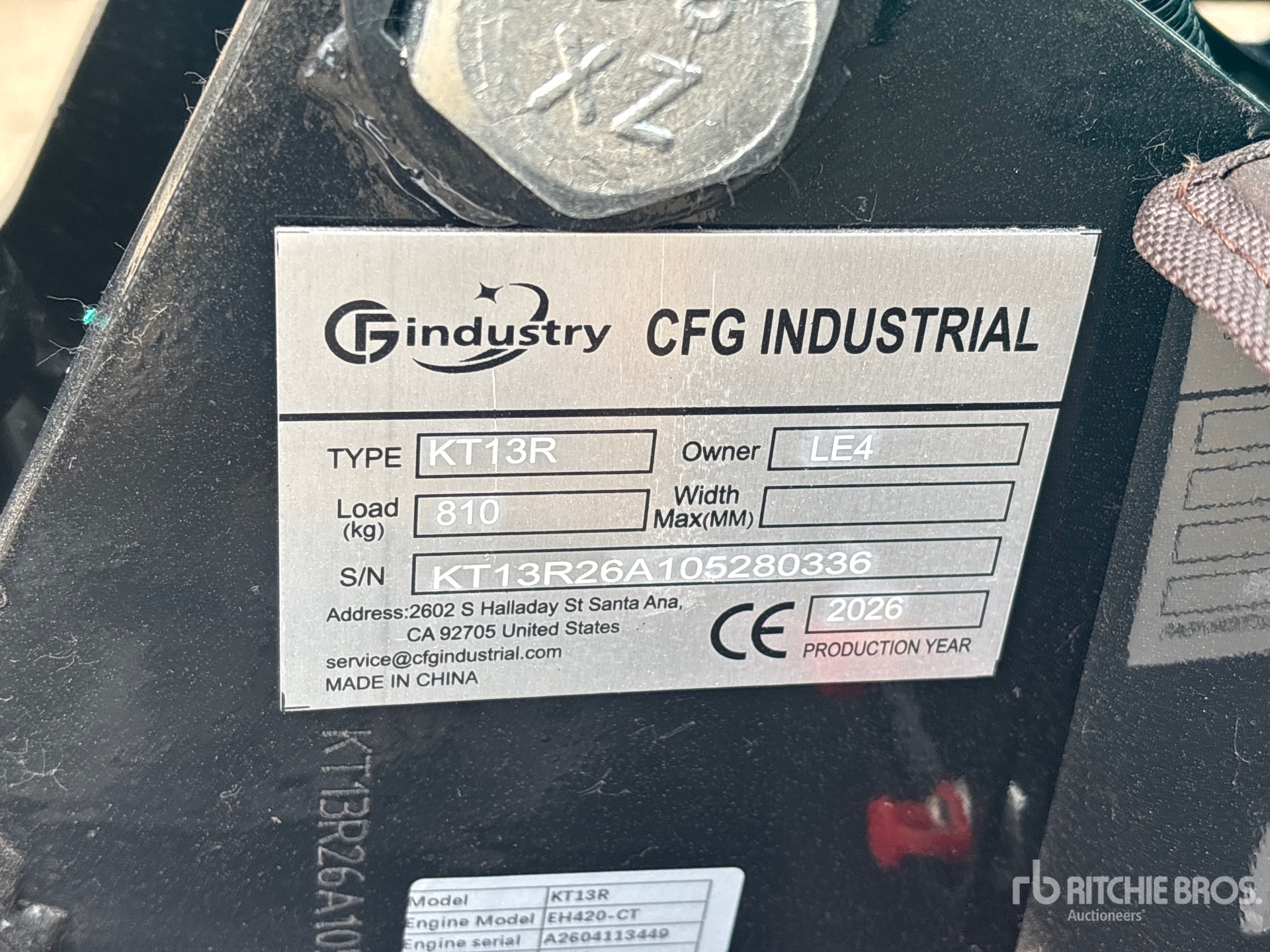 2026 CFG KT13R