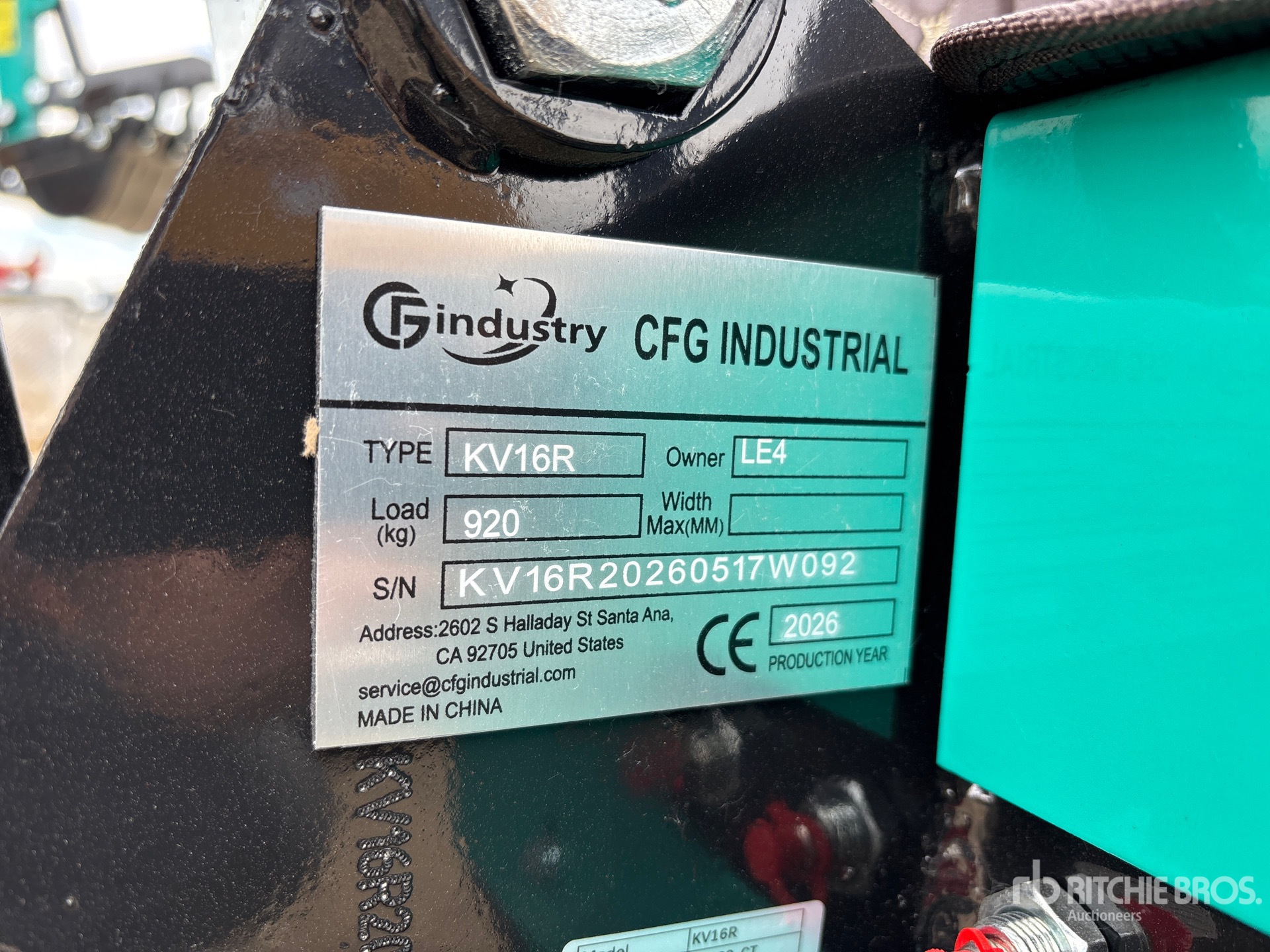 2026 CFG KV16R