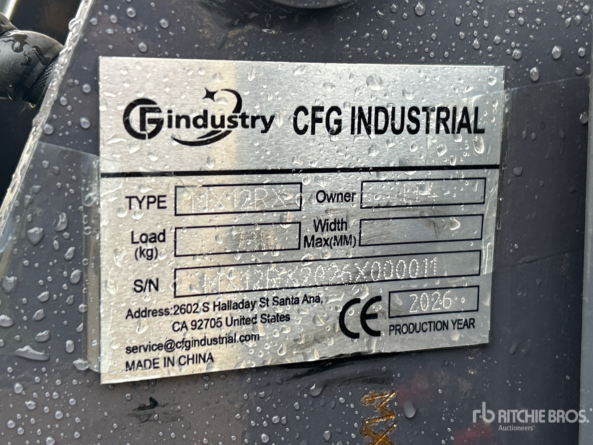 2026 CFG MX12RX