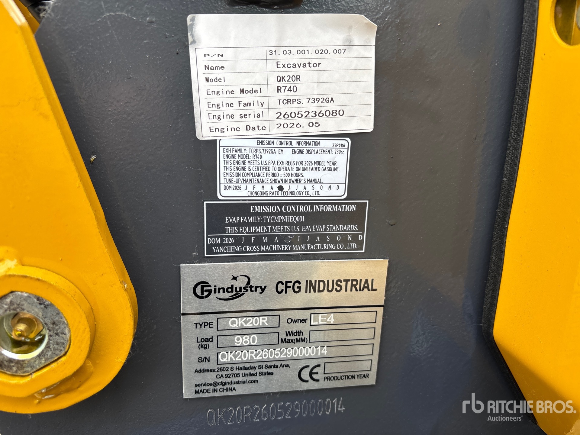 2026 CFG QK20R