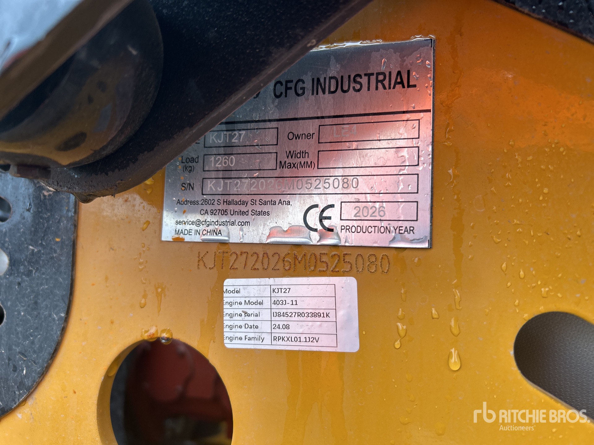 2026 CFG KJT27