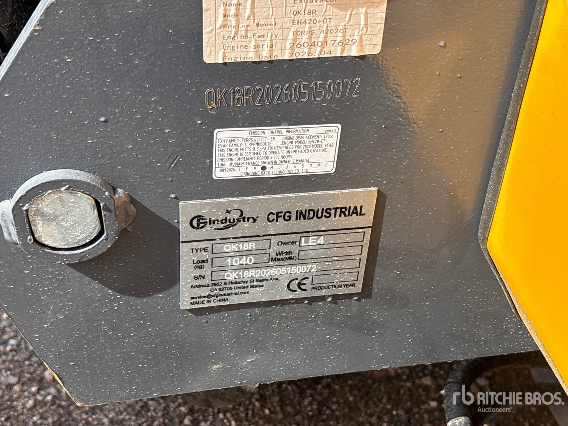 2026 CFG QK18R