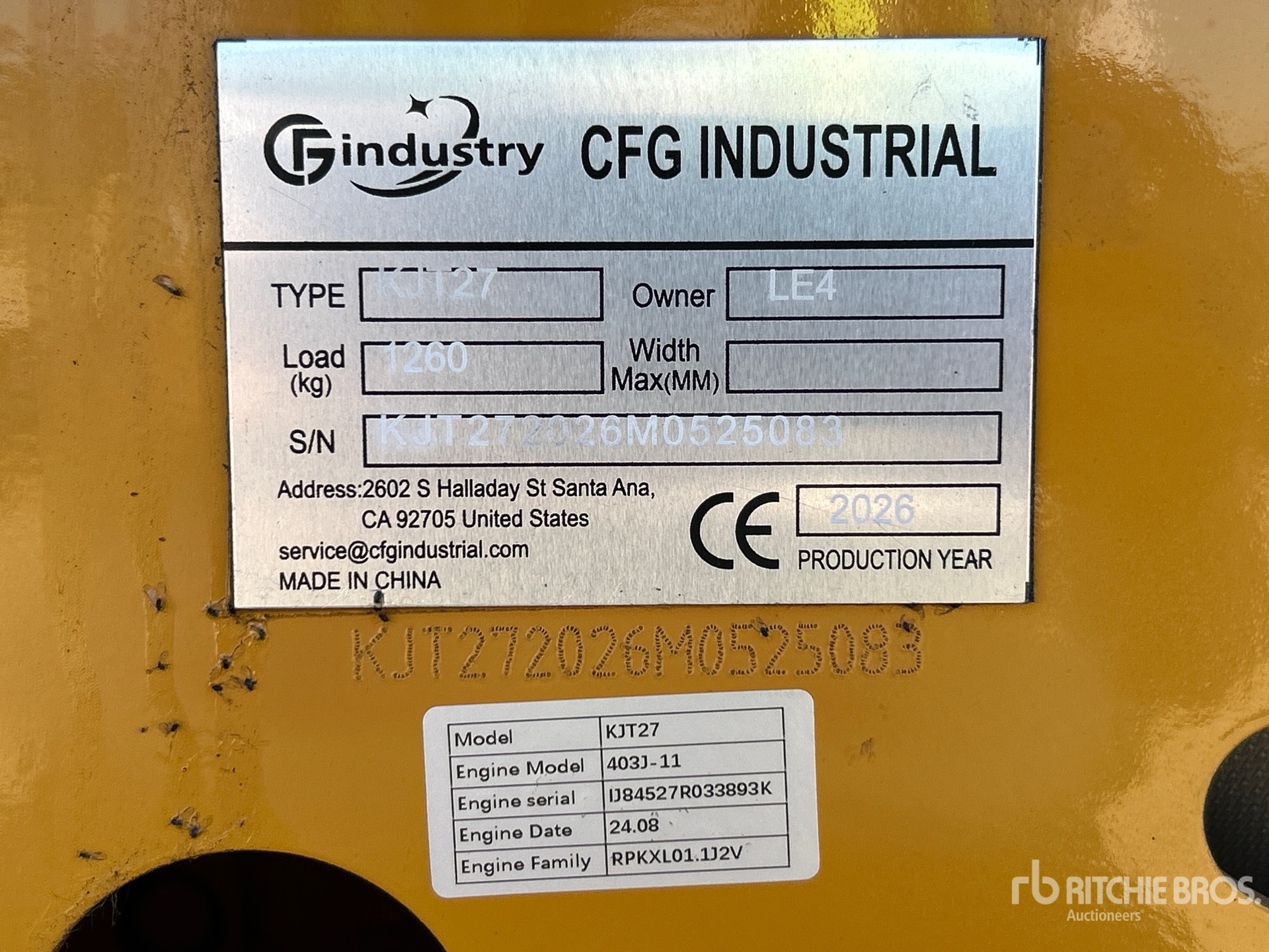 2026 CFG KJT27