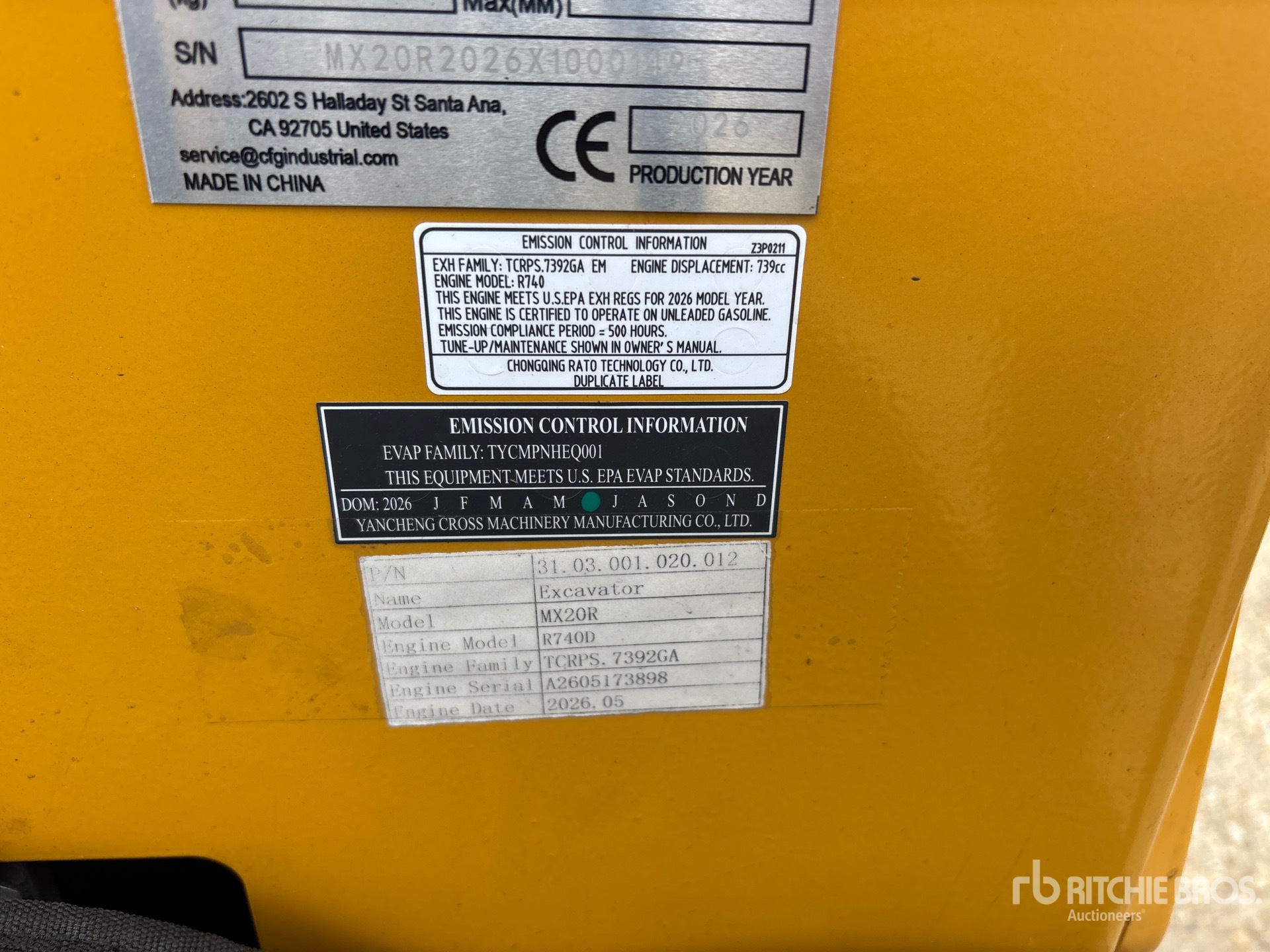 2026 CFG MX20R