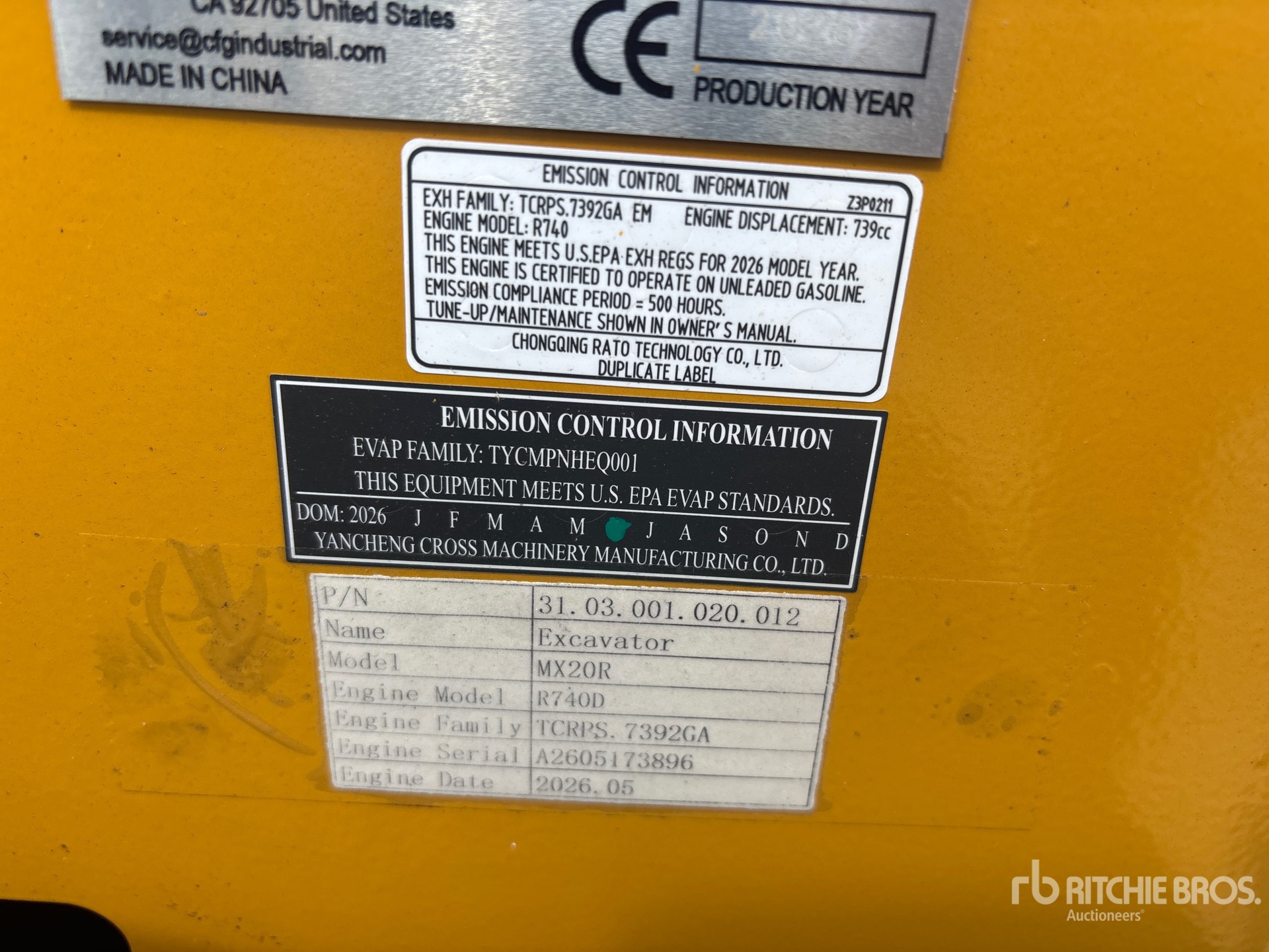 2026 CFG MX20R