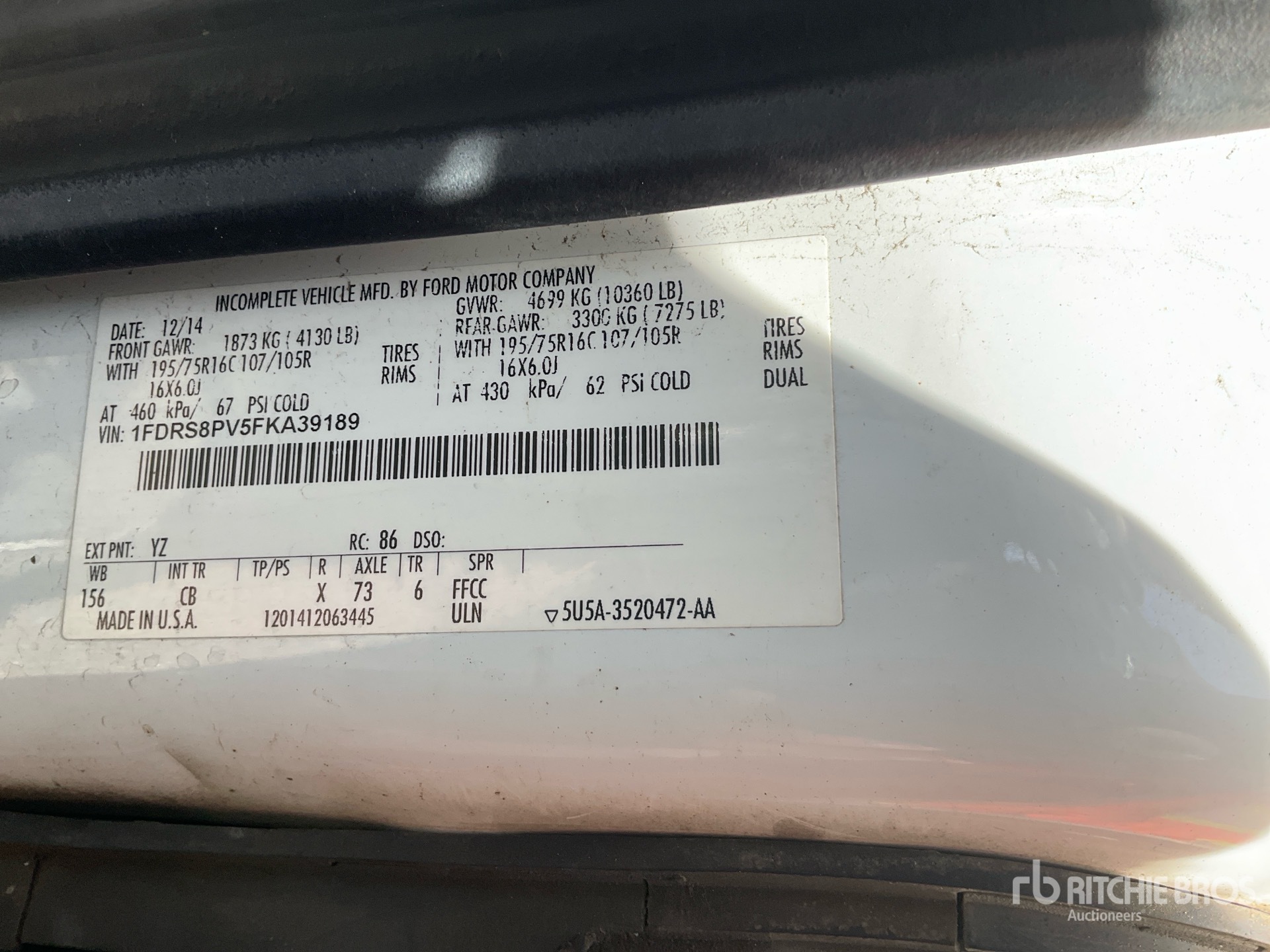 Photo of a 2015 Ford TRANSIT 350