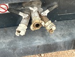 Air Compressor with Valves, Hoses and Piping