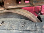 Undercarriage with Left Front Idler
