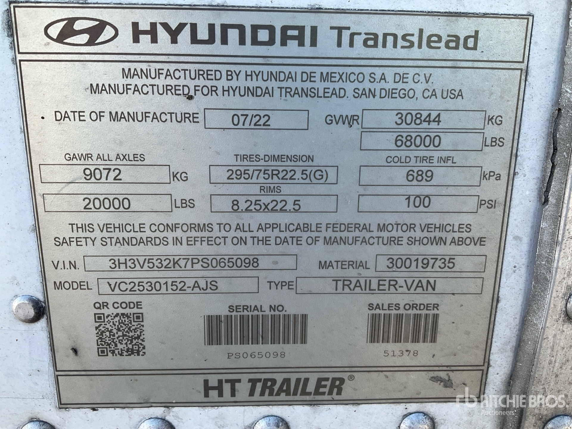 2023 Hyundai VC2530152-AJS