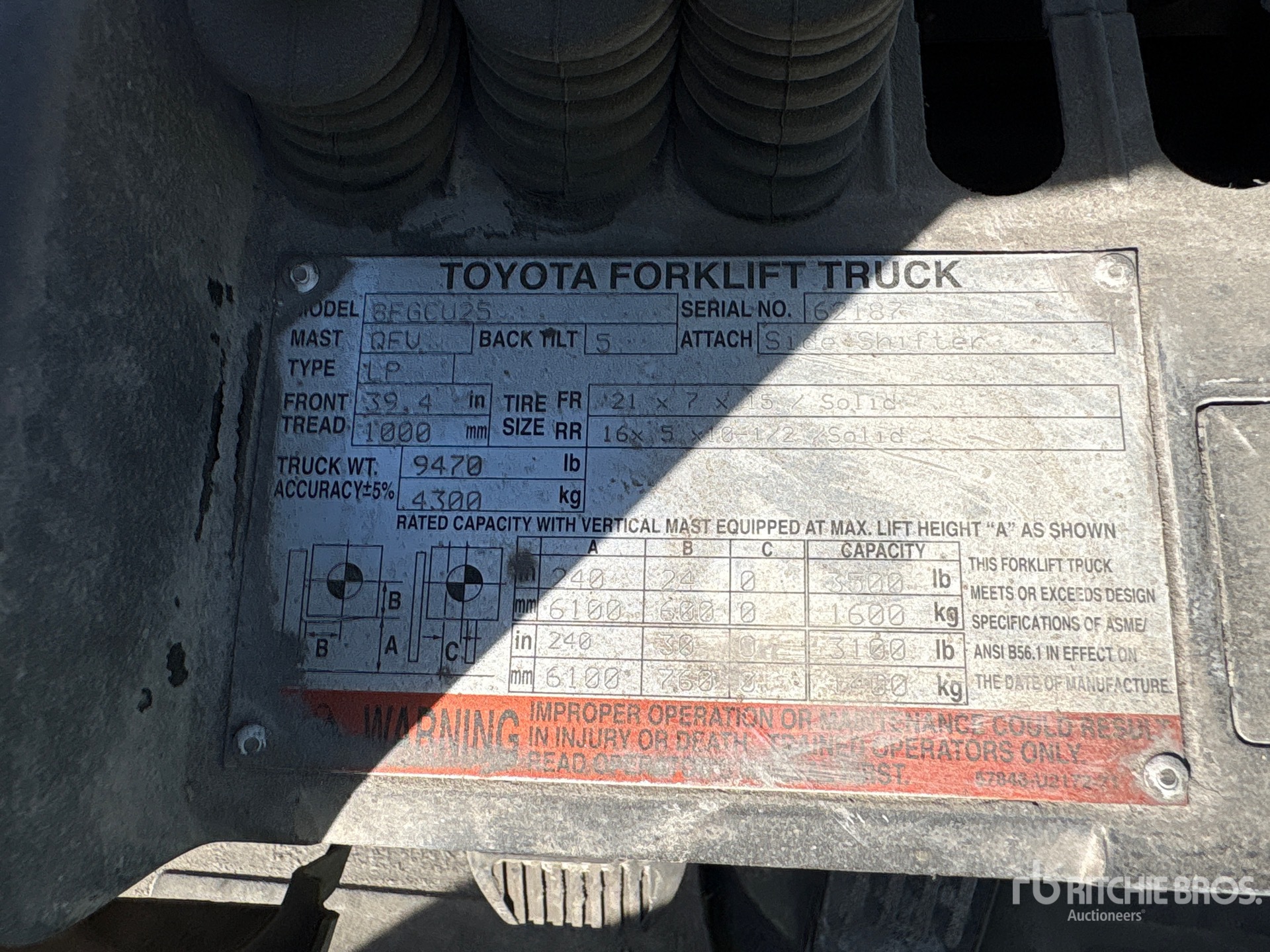 2014 Toyota 8FGCU25