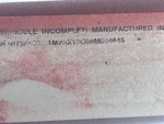 General Appearance with Frame Stamp Serial Number/VIN Photo