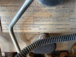 Engine with Emission Label